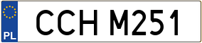 Truck License Plate